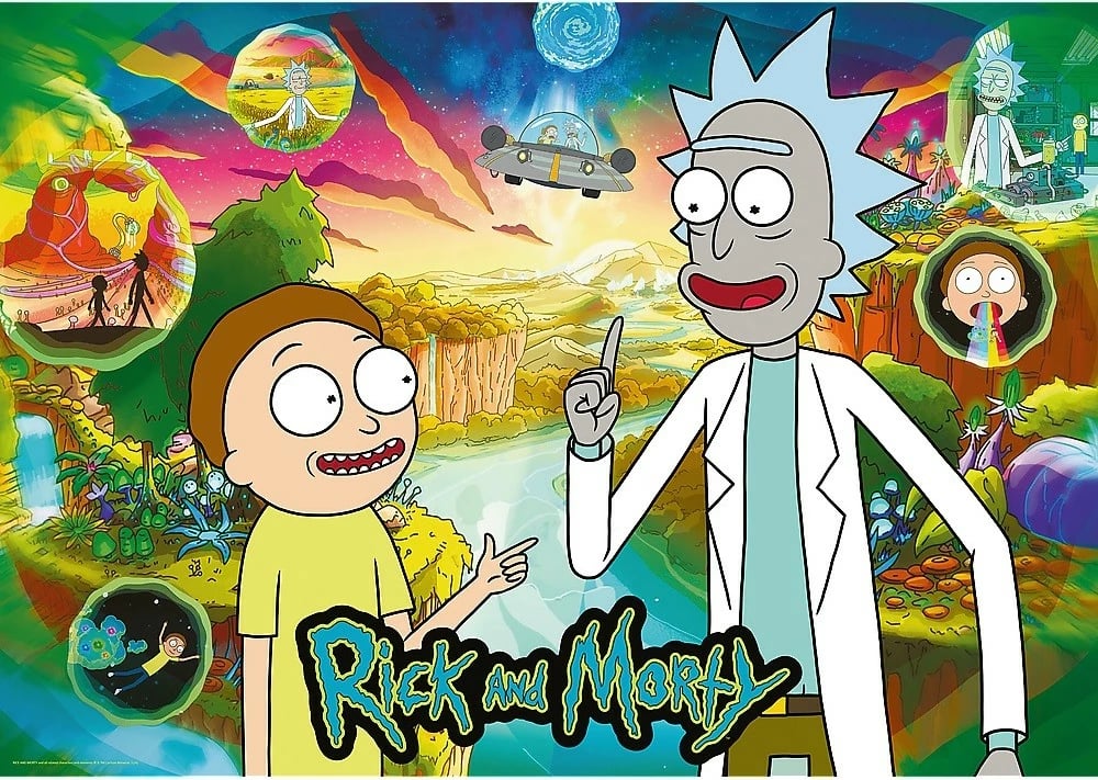 Puzzle Rick and Morty Trefl 1000 pjesë Premium Plus Puzzle Rick and Morty Trefl 1000 pjesë Premium Plus