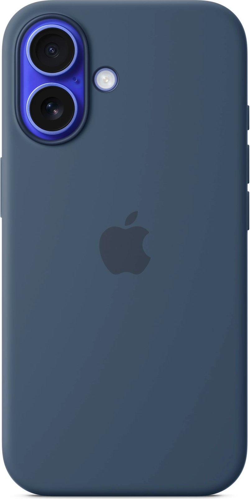 Apple iPhone 16 Silicone Case with MagSafe, Denim