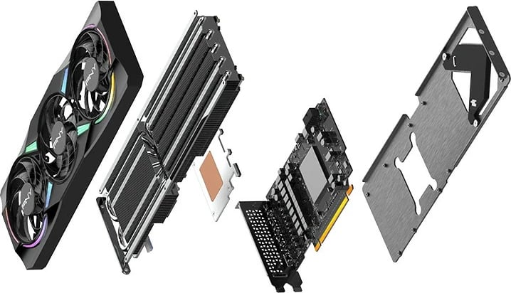 Kartelë grafike PNY GeForce RTX 5070 EPIC-X RGB OC, 12 GB, GDDR7, PCI Express x16 5.0