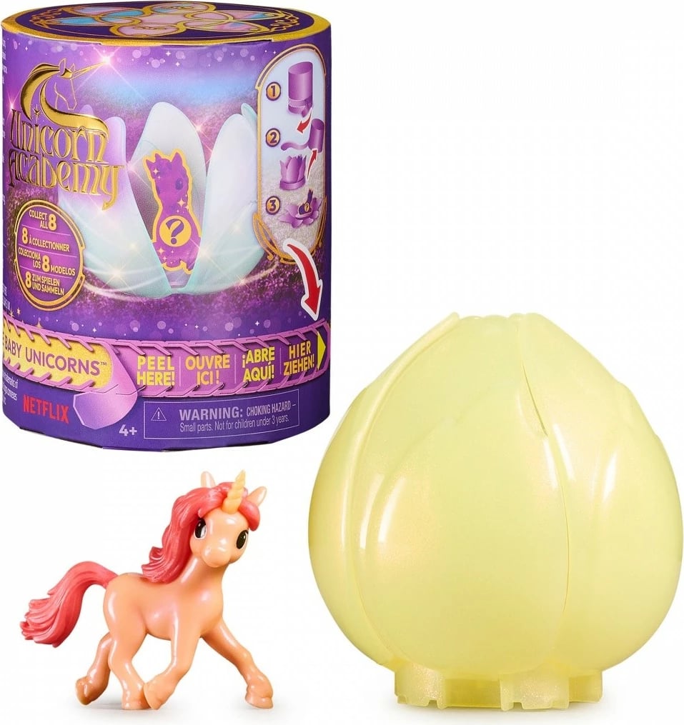Figurinë koleksionuese Unicorn Academy Spin Master 6069341, plastikë, për vajza, ngjyra të ndryshme