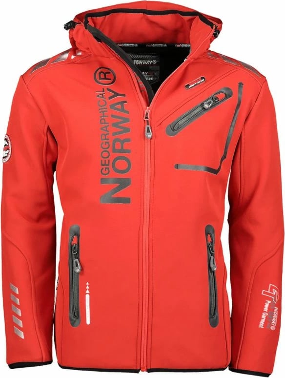Jakne për meshkuj Geographical Norway, të kuqe