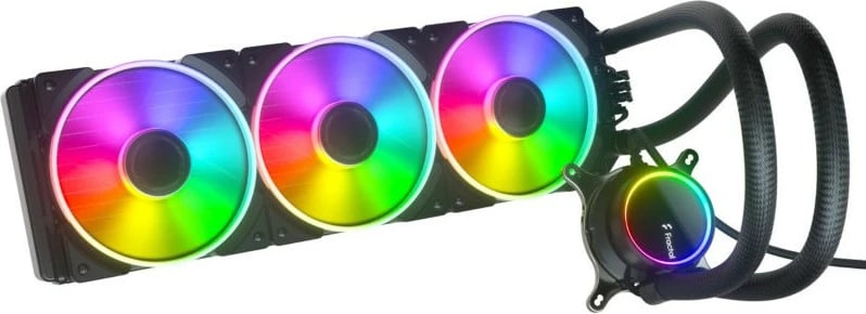 Ftohës i lëngshëm Fractal Design Celsius+ S36 Prisma, ARGB, 3 ventilatorë, i zi