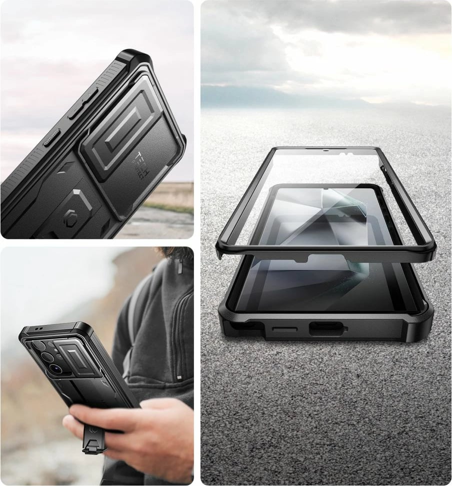 Mbështjellës Tech-Protect Kevlar Cam+ për Samsung Galaxy S24 Ultra, i zi