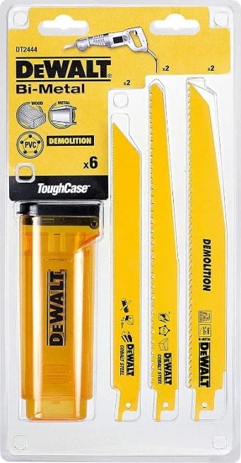 Teh sharrë DeWALT DT2444-QZ, 6 copë, Verdhë