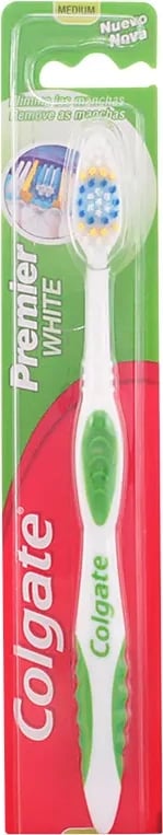 Furçë dhëmbësh Colgate Premier White Medium unisex, 1 copë