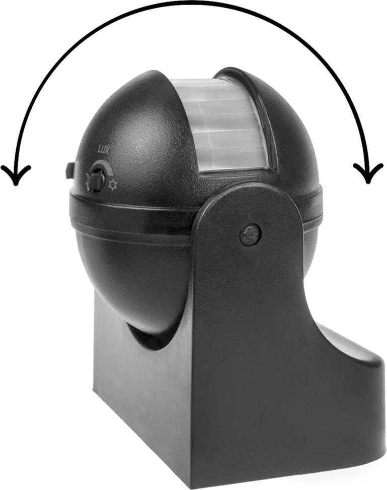 Sensor lëvizjeje Maclean MCE358, IP44, 12m, 800/1200W, Gri Sensor lëvizjeje Maclean MCE358, IP44, 12m, 800/1200W, Gri