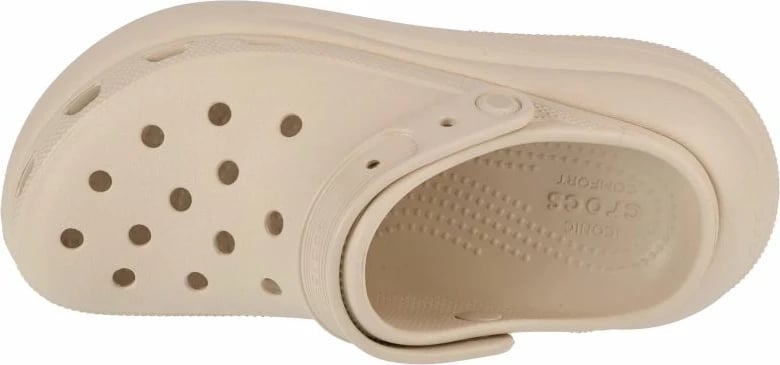 Papuqe për femra Crocs, ngjyrë krem