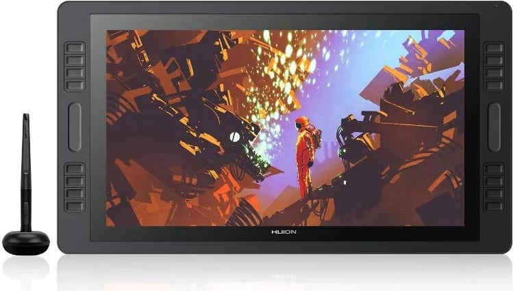 Tablet grafik HUION Kamvas Pro 20, 5080 lpi, 434.88 x 238.68 mm, USB, E zezë