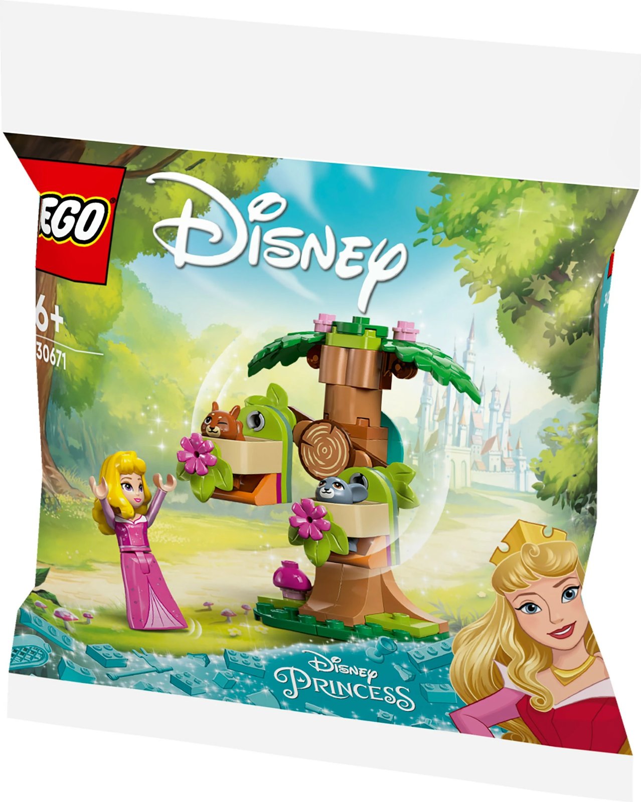 Set ndërtimi LEGO Disney Princess 30671 Auroras Waldspielplatz, shumëngjyrësh