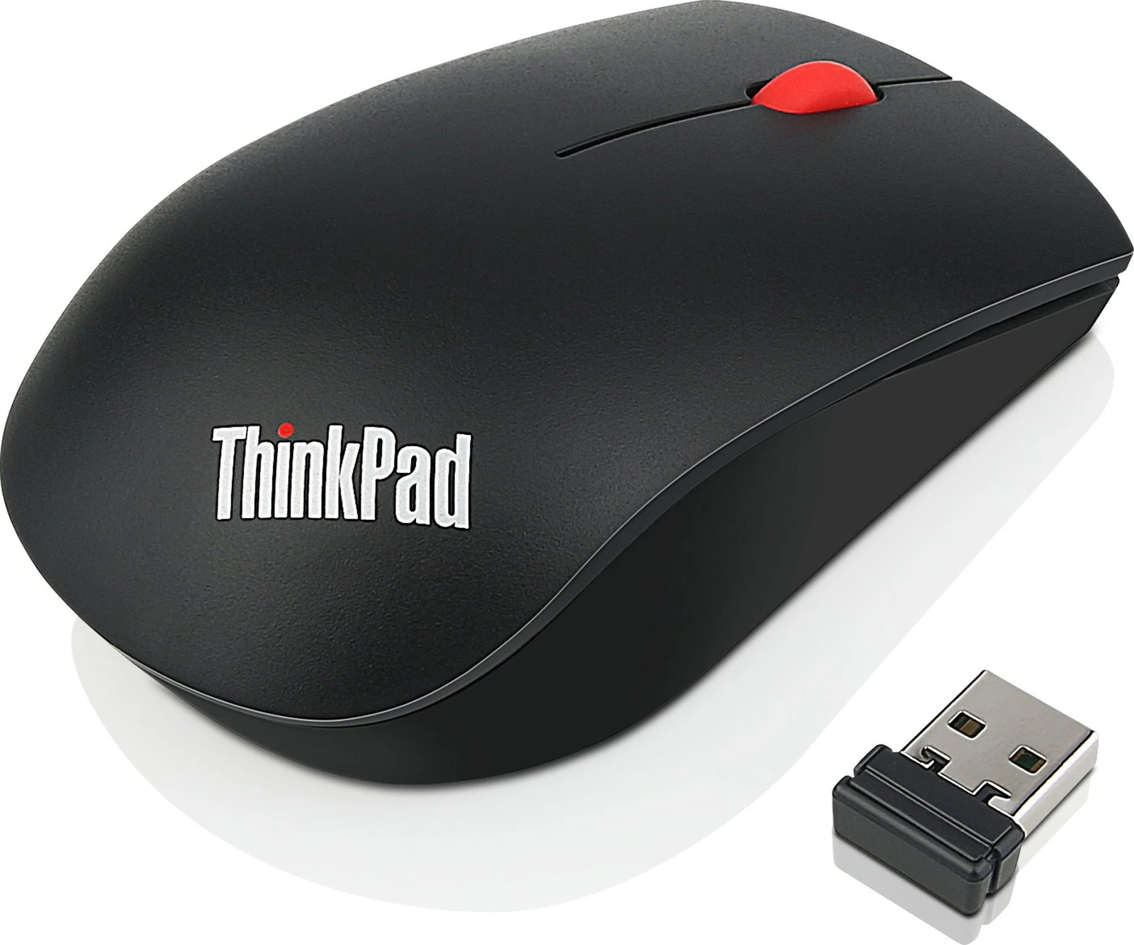 Maus Lenovo 4X30M56887, Ambidextrous, Optical, RF Wireless, 1200 DPI, Black, Red