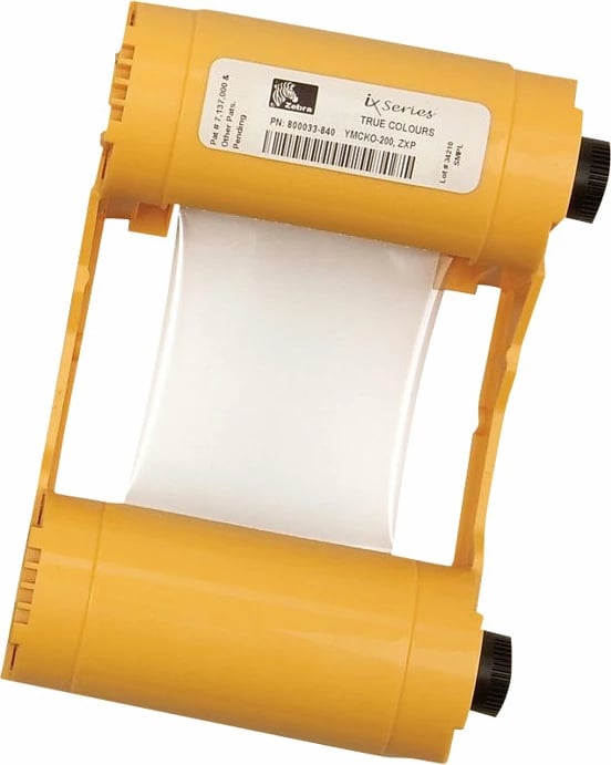 Ribon ngjyrash Zebra, ZXP Series 3, 800033-840, YMCKO, 200 printime