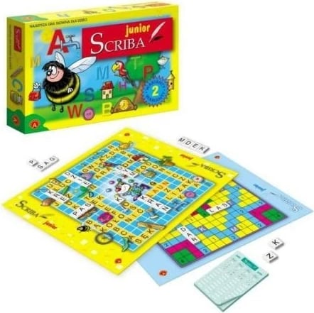 Lojë tavoline Scriba Junior, për fëmijë, shumëngjyrëshe