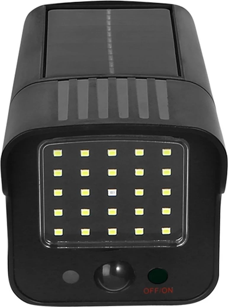 Kamerë false Maclean SOL1803S, LED me sensor lëvizjeje, IP65, E zezë Kamerë false Maclean SOL1803S, LED me sensor lëvizjeje, IP65, E zezë
