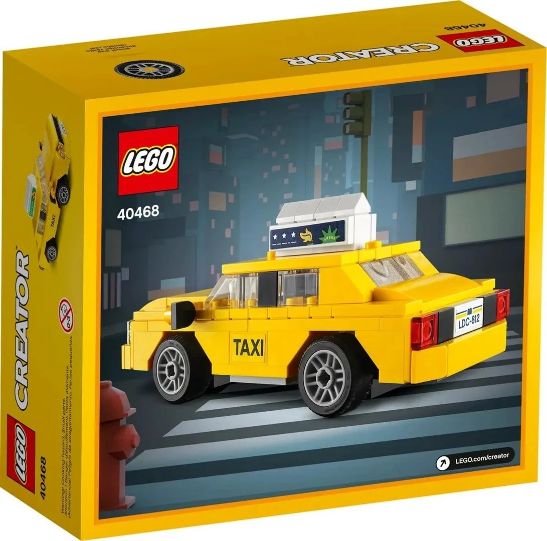 Set LEGO Creator 40468, Taksi Verdhë