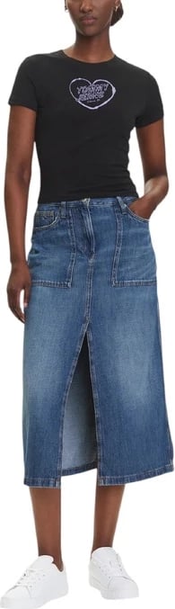 Maicë Tommy Hilfiger Jeans femra e zezë