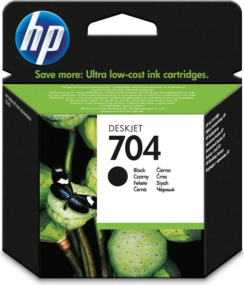 Ngjyrë HP 704, e zezë, 1 copë