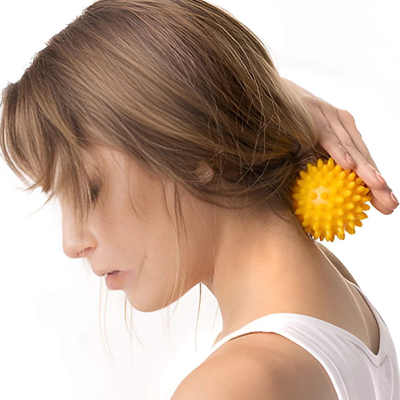 Top sensorik për masazh AM Tullo, verdhë