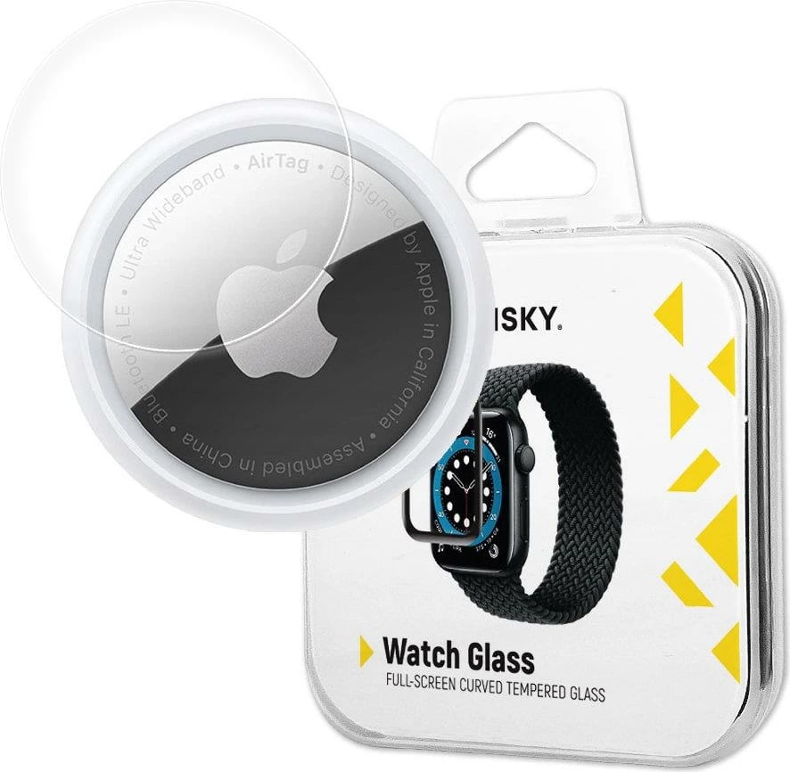 Xham hibrid mbrojtës për AirTag, Wozinsky Watch Glass, i zi