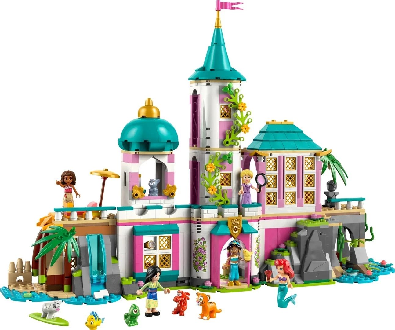 Set LEGO Disney Princesha, 43267, Kështjella dhe Kafshët Mbretërore, 787 pjesë