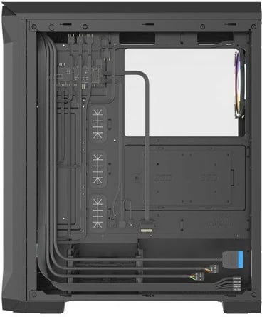 Kasë Genesis Irid 505 V2 ARGB, Midi Tower, 4x ARGB fan, ATX/Micro ATX/Mini ITX, e zezë