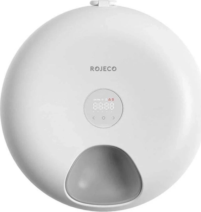 Ushqyes automatik Rojeco 6 Meals, 3600mAh, i bardhë