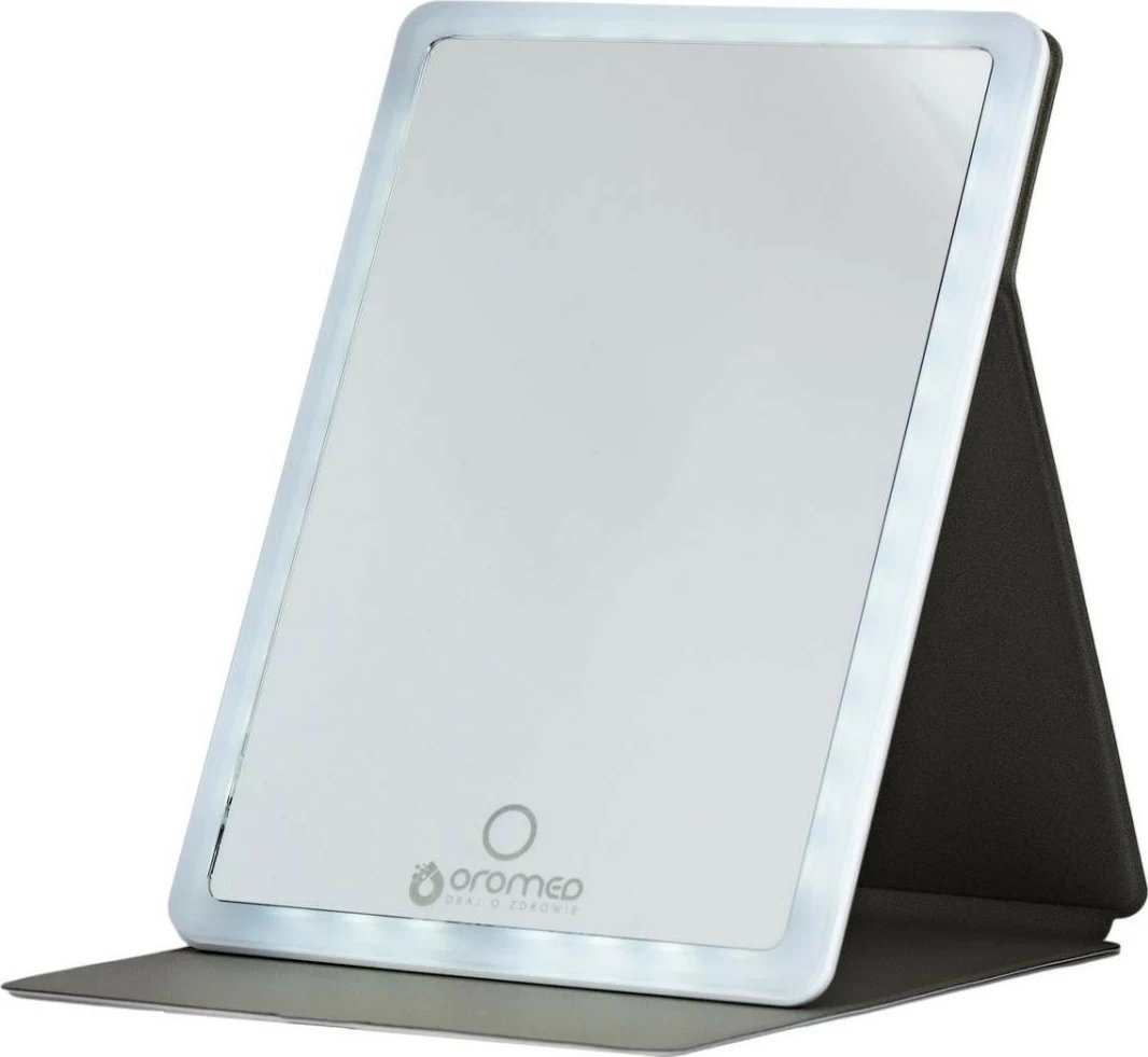 Pasqyrë Oromed Gold-Mirror Led x, zmadhim 2x, ndriçim LED, e bardhë