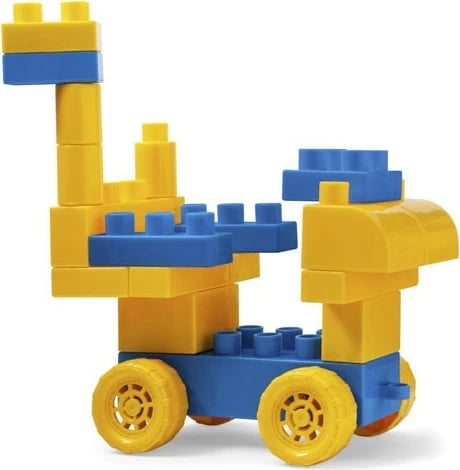 Set blloqe ndërtimi Wader Kids Blocks, 90 copë, shumëngjyrëshe