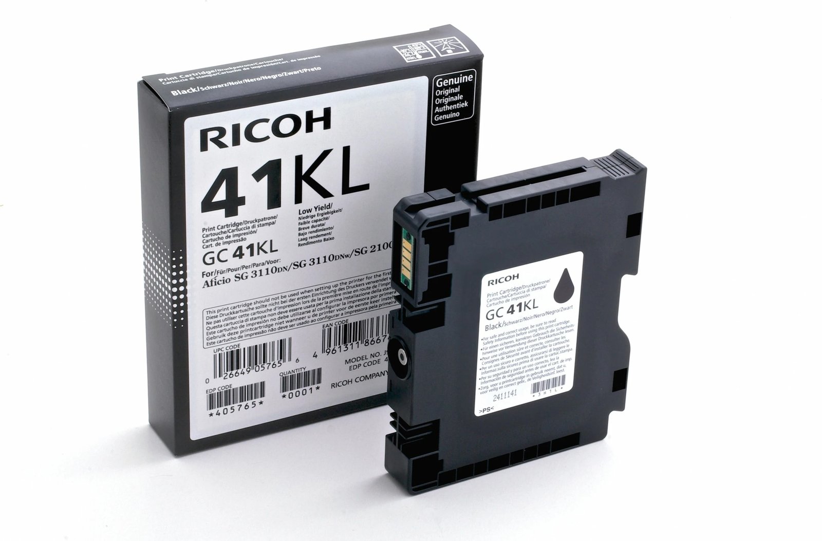 Toner Ricoh GC41KL, pigment, i zi
