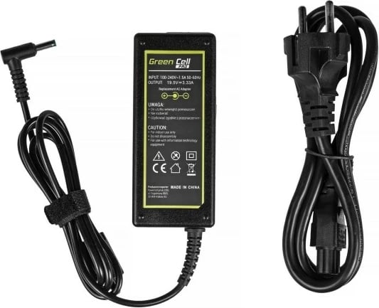 Kasë Green Cell PRO AD49P për laptop HP 250 G2/G3, 65W, 19.5V 3.33A, e zezë