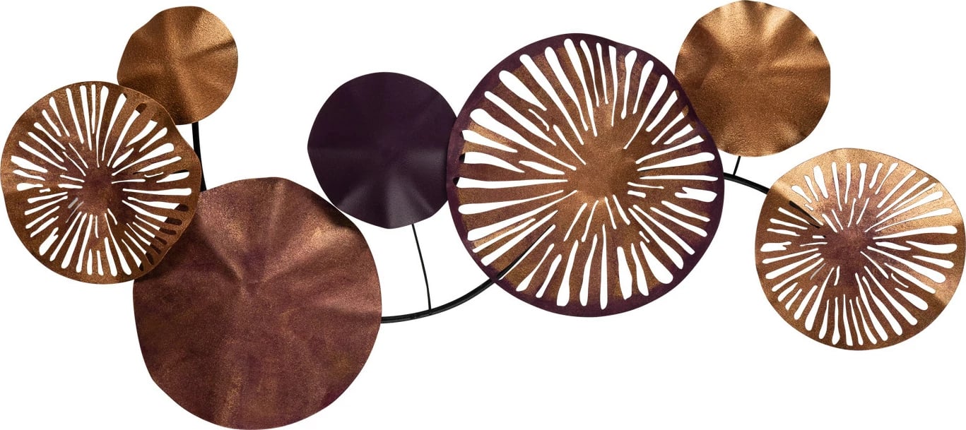 Aksesor dekorativ metalik për mur, Wallity Astrid, CH102-2