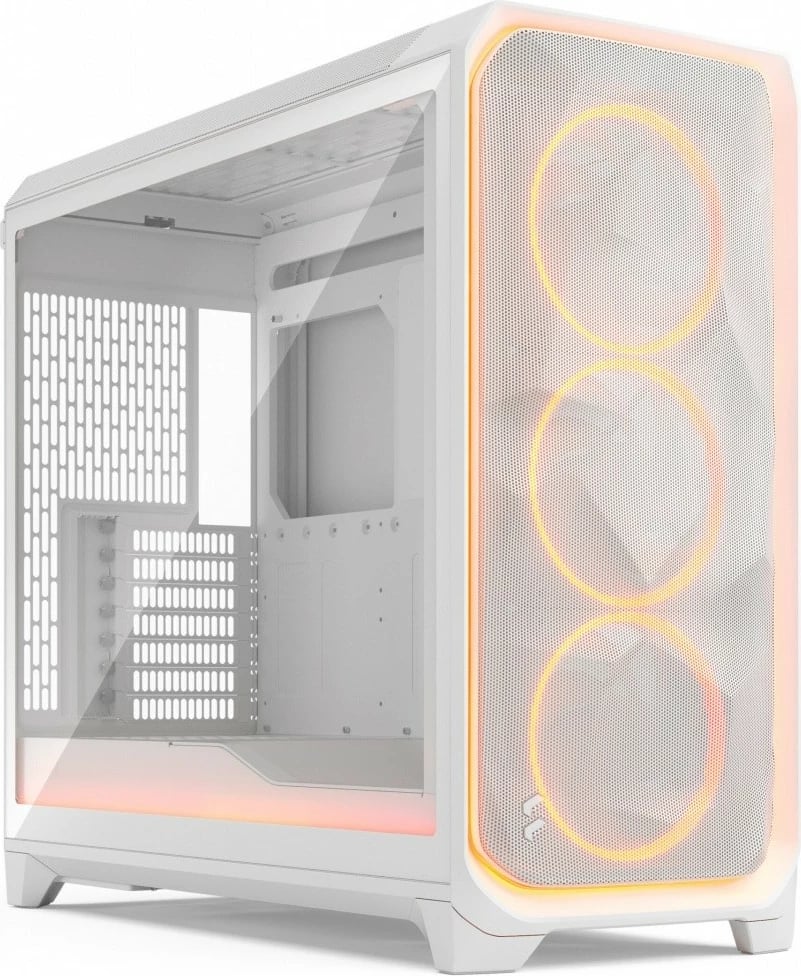 Kasë Fractal Design Meshify 3 XL Ambience Pro RGB, Tower, ATX/E-ATX, xham i temperuar, e bardhë