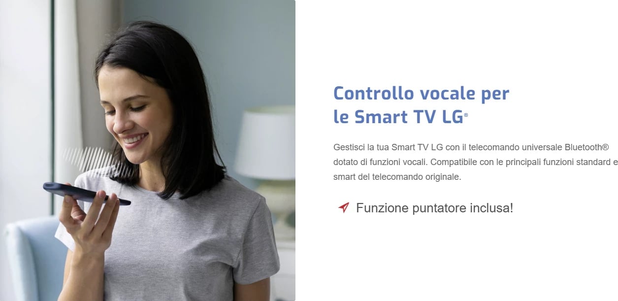 Telekomandë universale Bluetooth Superior Electronics SUPTBB001 për LG, e zezë