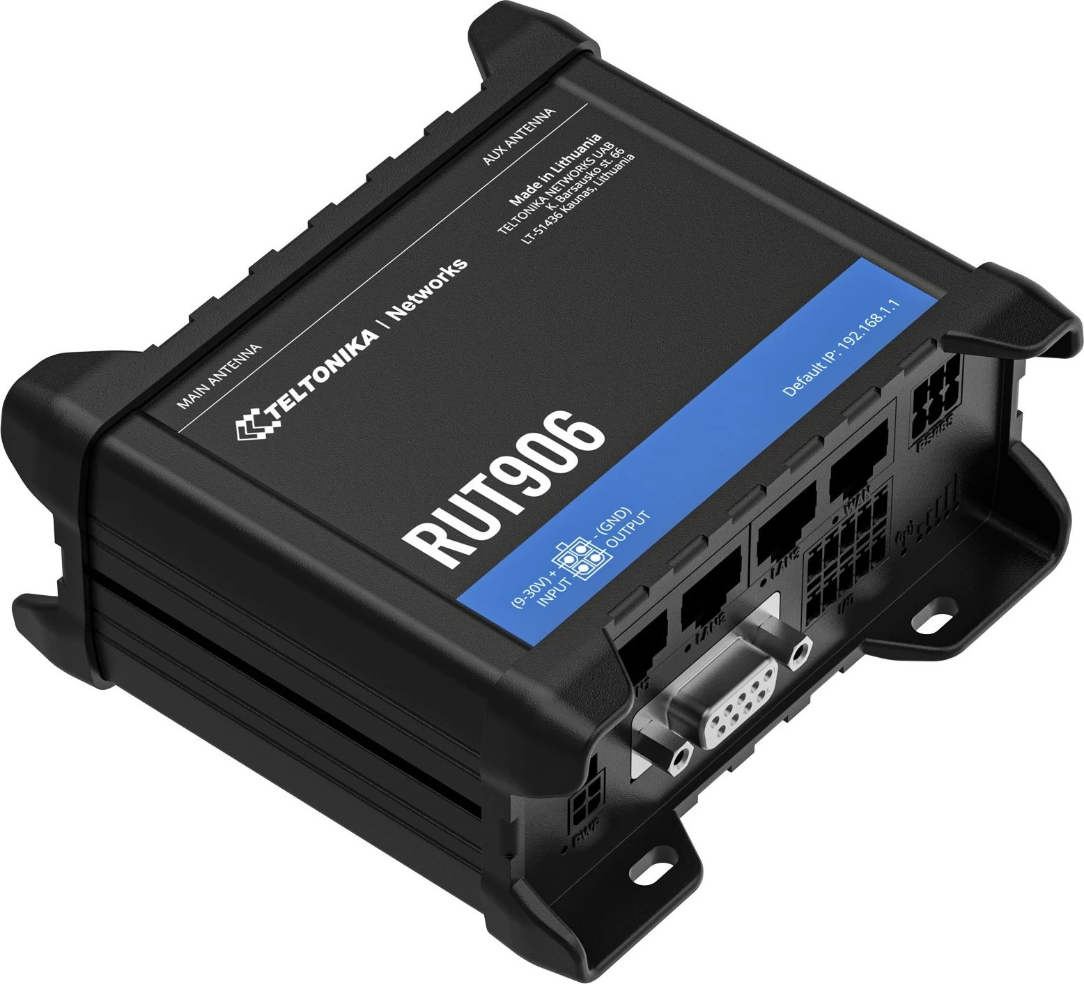 Router Teltonika RUT906, LTE Modem Router/WLAN, i zi, alumin