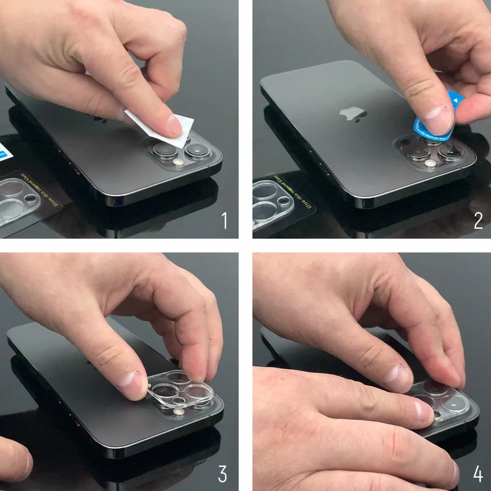 Xham i temperuar për kamerë, Wozinsky Full Camera Glass për Google Pixel 7, 9H, Zi