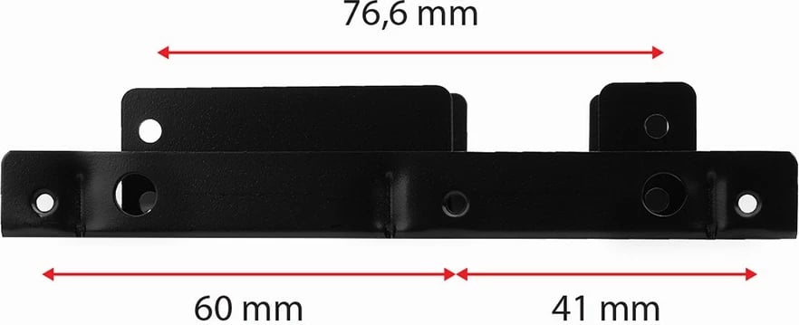 Kasë AXAGON RHD-225 për 2x 2.5" HDD/SSD, për pozicion 3.5", e zezë