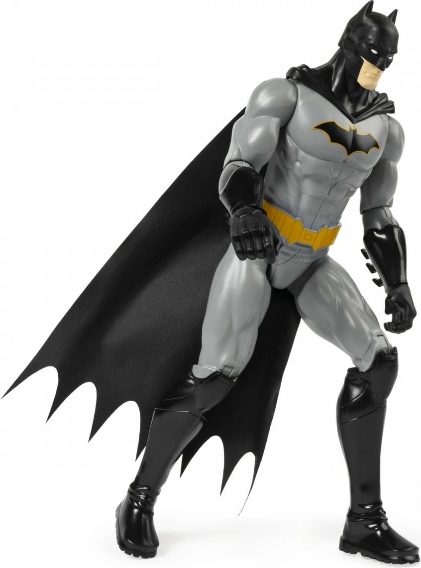 Figurë aksioni Batman Spin Master 12 inç, plastikë, gri/zezë