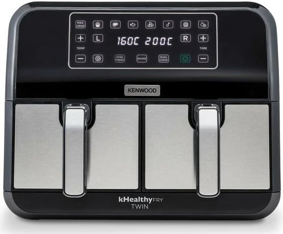 Fritezë me ajër të nxehtë Kenwood HFM20.000MB, 8 L, e zezë