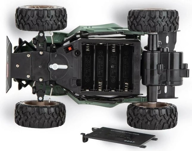 Veture RC Carrera Mountain Racer 2.4GHz, 23 cm, e zezë/e gjelbër, set me telekomandë dhe bateri