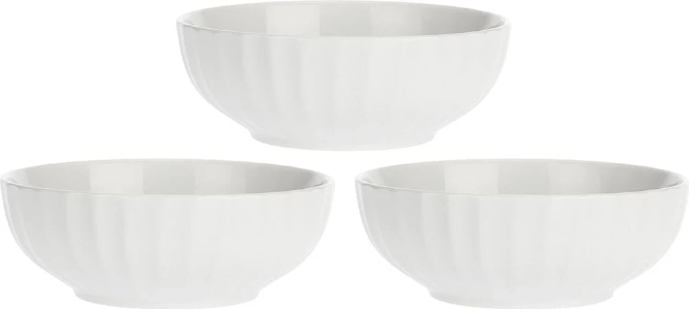 Set pjatash sallate LA PORCELLANA BIANCA, 17 cm, të bardha