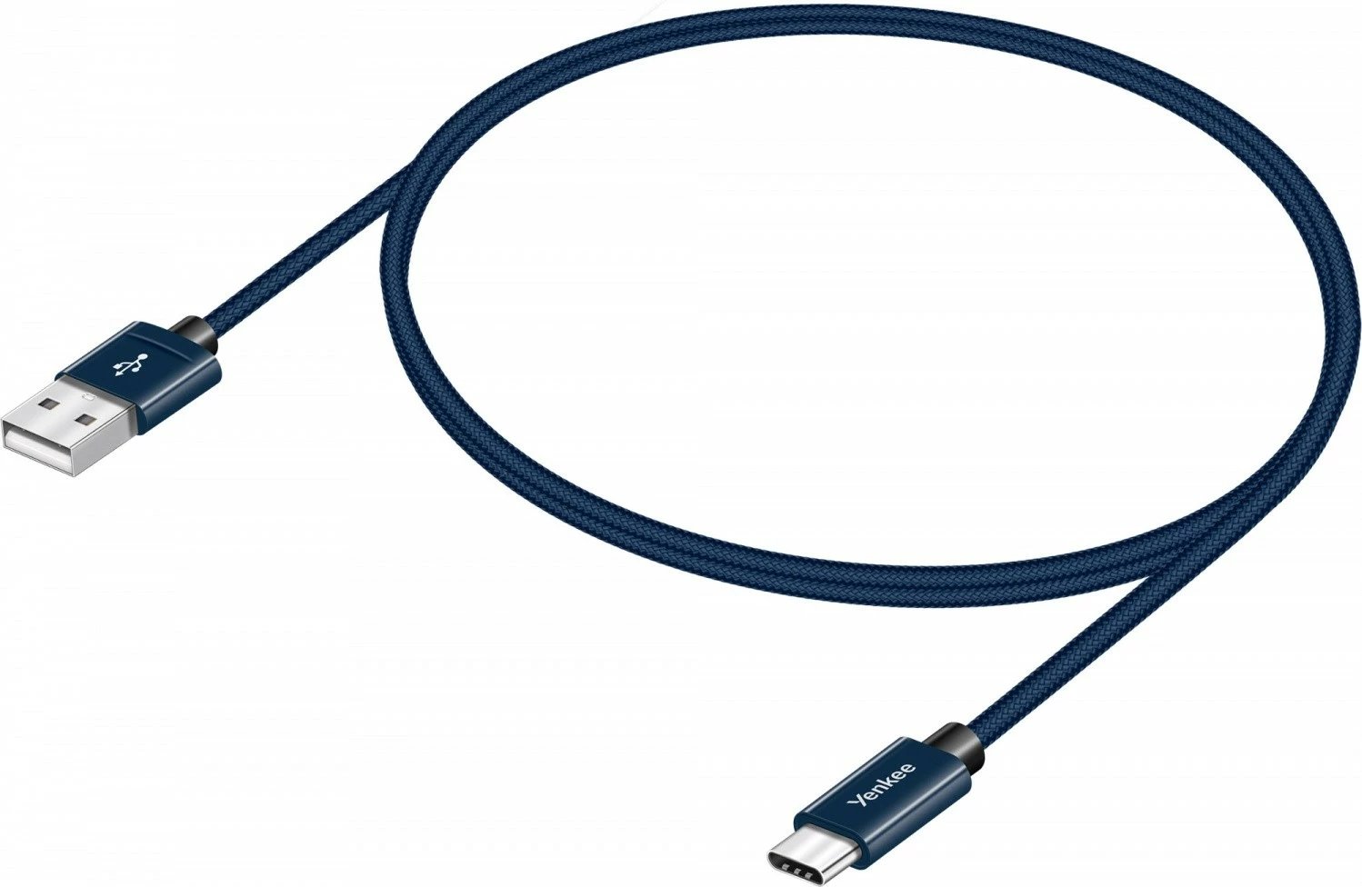 Kabllo USB A 2.0 në USB Type C Yenkee YCU 301BE, 1m, Blu e errët