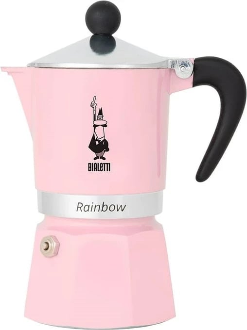 Aparat kafeje Bialetti Primavera Rainbow 3tz 150 ml, Rozë