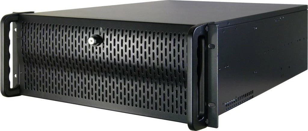 Kasë serveri IC Intracom Inter-Tech IPC 4U-4129L, 4U, ATX/EATX/micro ATX, metallic silver