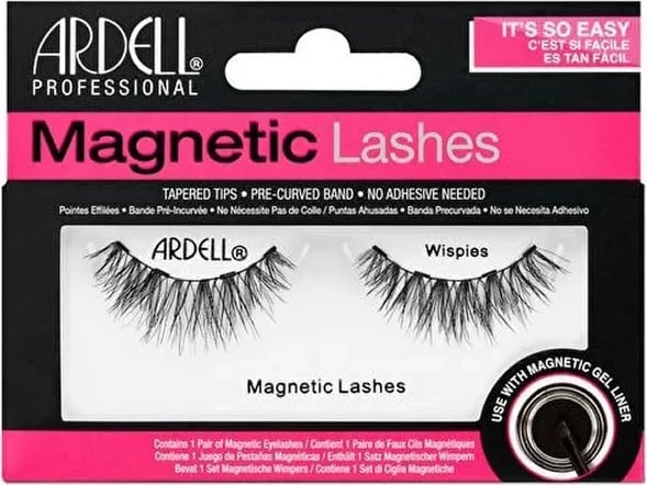 Qerpikë magnetikë Ardell Wispies unisex të zi