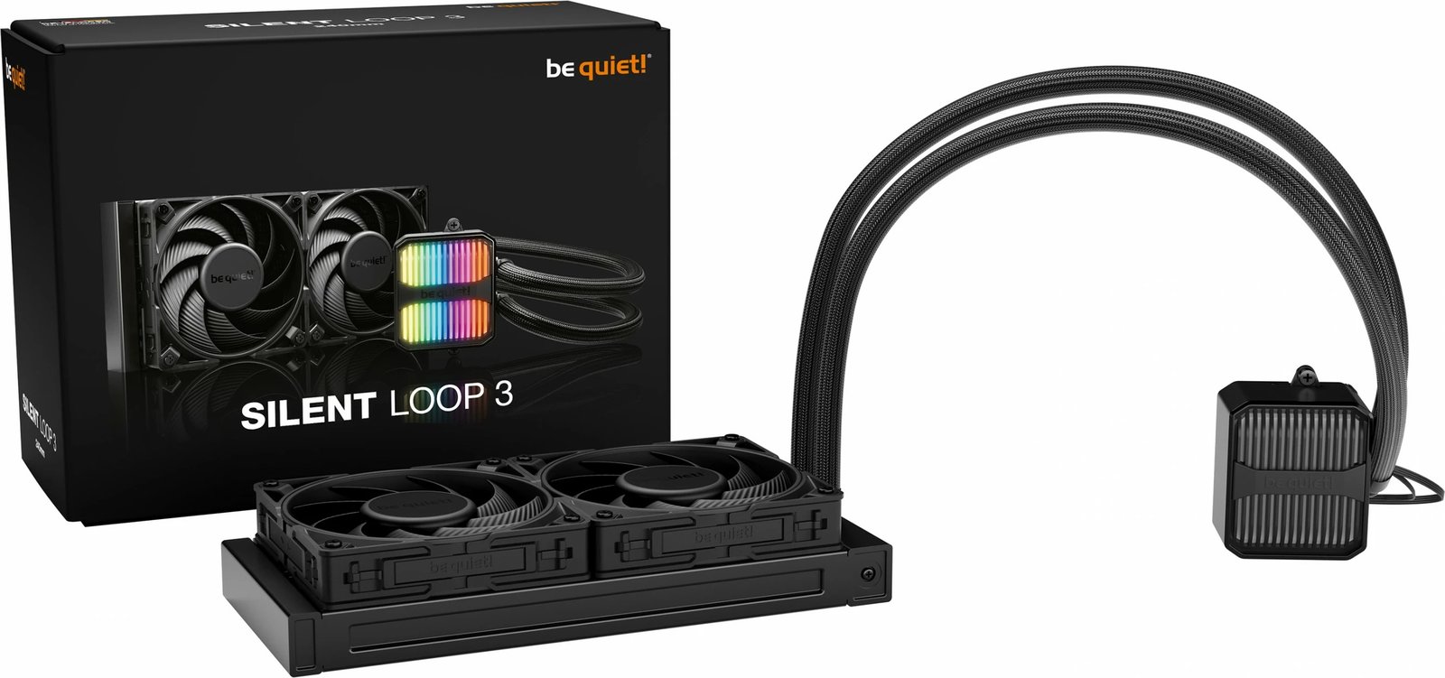 Ftohës uji be quiet! Silent Loop 3 240 mm, 12 cm, i zi