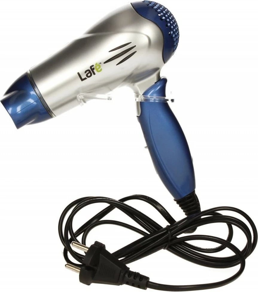 Tharëse flokësh, Lafe, SWS-001.1, 1200 W, 3 shpejtësi, dorezë palosëse, me koncentrator, blu/argjendtë