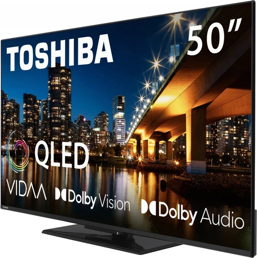 TV QLED Toshiba 50QV3463DG, 50 inç, Ultra HD/4K, Smart, i zi