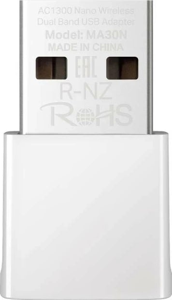 Adapter wireless Mercusys MA30N, AC1300 Nano, USB