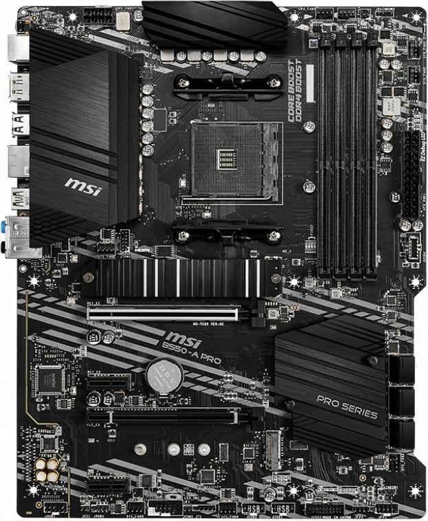 Kasa MSI B550-A PRO, AMD, Socket AM4, DDR4-SDRAM, 128 GB, DIMM