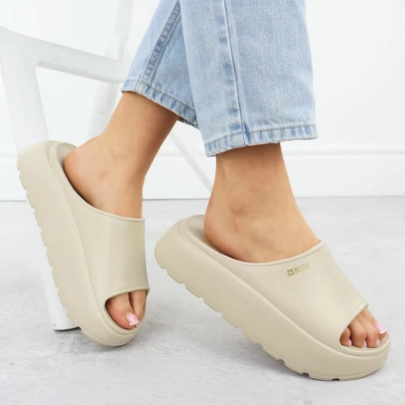 Papuqe femra Big Star, bezhë