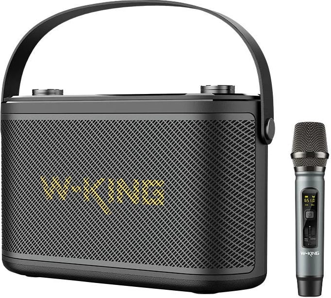 Altoparlant portativ Bluetooth W-KING H10 S, 80W me mikrofon, i zi